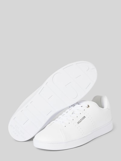 Tommy Hilfiger Sneaker in unifarbenem Design Weiss 4