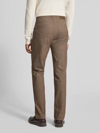 Brax Stoffen broek met viscose in 5-pocketmodel, model 'Cadiz' Beige - 5