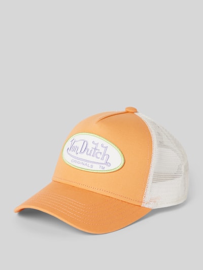 Von Dutch Trucker Cap mit Label-Patch Modell 'BOSTON' Orange 1