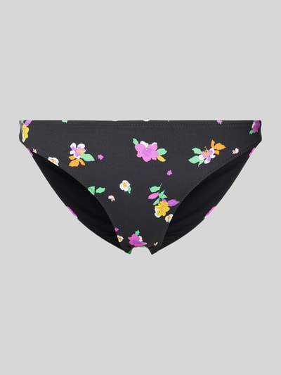 Banana Moon Bikini-Hose mit floralem Print Modell 'ROSYFIELD DUCA' Black 1