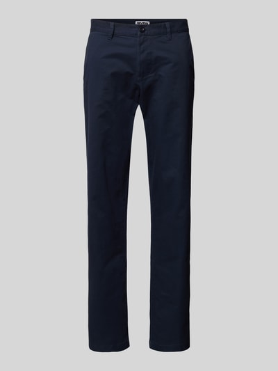 REVIEW Straight leg chino met achterzakken Donkerblauw - 2