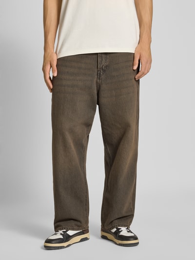 Jack & Jones Baggy Fit Jeans im Used-Look Anthrazit 4