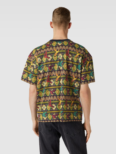 MCNEAL T-shirt met all-over motief Zwart - 5