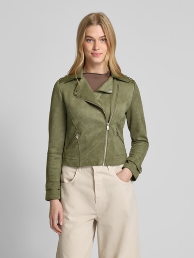 Zero Jacke mit Reißverschlusstaschen Khaki 4