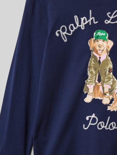 Polo Ralph Lauren Kids Bluzka z długim rękawem z nadrukowanym motywem Granatowy 2