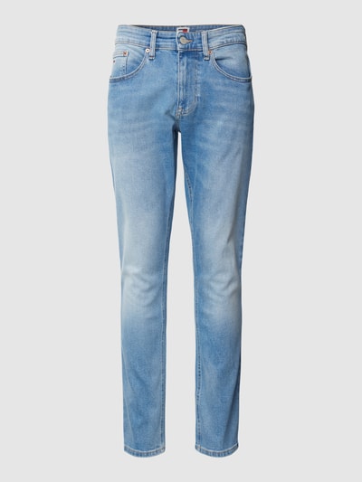 Tommy Jeans Slim Fit Jeans mit Gürtelschlaufen Modell 'AUSTIN' Jeansblau 2