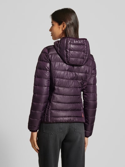 QS Regular Fit Steppjacke mit Eingrifftaschen Purple 5