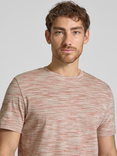 Tom Tailor Regular Fit T-Shirt aus reiner Baumwolle Beige 3