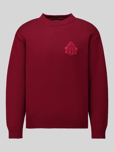 Don´t Waste Culture Sweatshirt mit Logo-Print Modell 'AROLOA' Dunkelrot 2