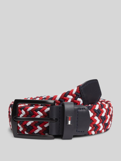 Tommy Hilfiger Geflochtener Gürtel Modell 'DENTON' Marine 1