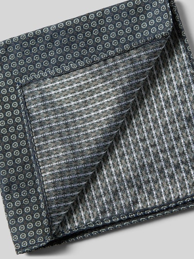 Cinque Strik en pochet van zijde, model 'PIO' Rietgroen - 3