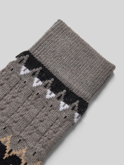 Falke Sokken met kasjmier Antraciet - 2
