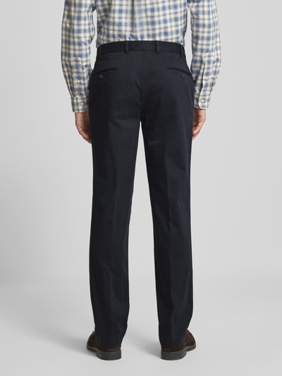 Hiltl Regular Fit Stoffhose mit Leistentasche Modell 'PEAKER' Marine 5