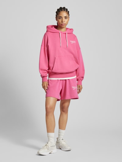 TheJoggConcept Hoodie mit Label-Print Modell 'SALLI' Pink 1