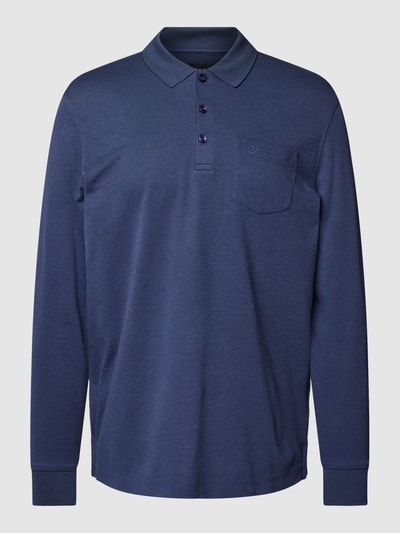 bugatti Poloshirt met borstzak Jeansblauw - 2