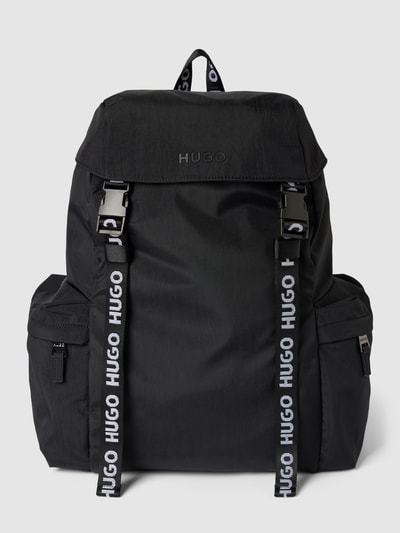 HUGO Rucksack mit Label-Details Modell 'Luka' Black 2