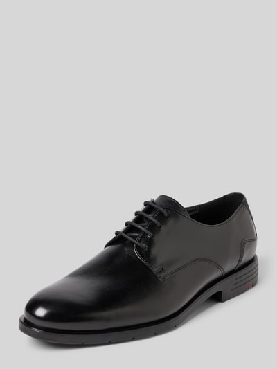 Lloyd Veterschoenen met gladde zool, model 'Ezy' Zwart - 1