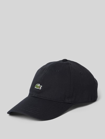 Lacoste Basceap mit Logo-Patch Modell 'CAPS AND HATS' Black 1