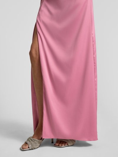 V.M. Avondjurk met cascadehals Roze - 3