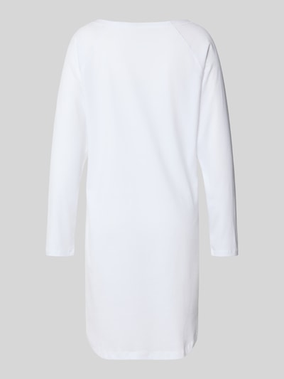 LOUIS & LOUISA Nachthemd met motiefprint, model 'Schmusekatze' Wit - 3