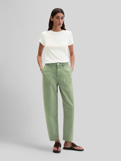 Marc O'Polo Barrel Fit Jeans aus Baumwoll-Mix Hellgruen 1