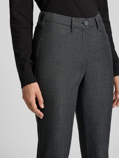 Raphaela By Brax Spodnie o kroju slim fit z mieszanki lyocellu model ‘Pauline’ Antracytowy 3