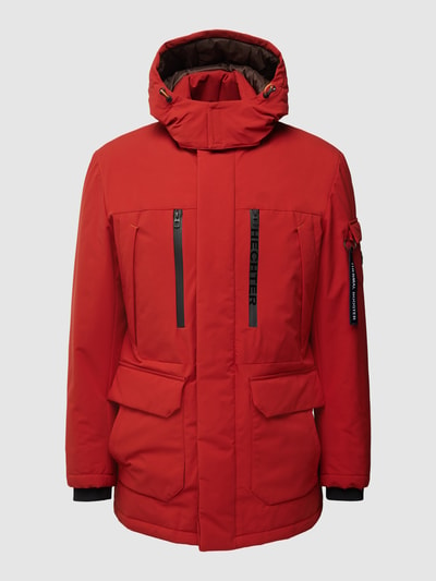 HECHTER PARIS Parka mit abnehmbarer Kapuze Rot 2