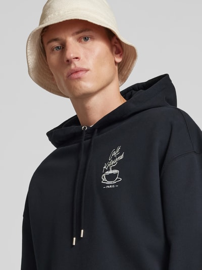 MAISON KITSUNE Hoodie mit elastischem Bund Black 3