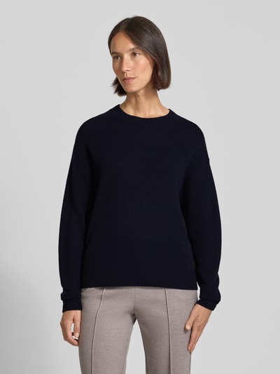 Christian Berg Woman Sweter wełniany z okrągłym dekoltem Ciemnoniebieski 4