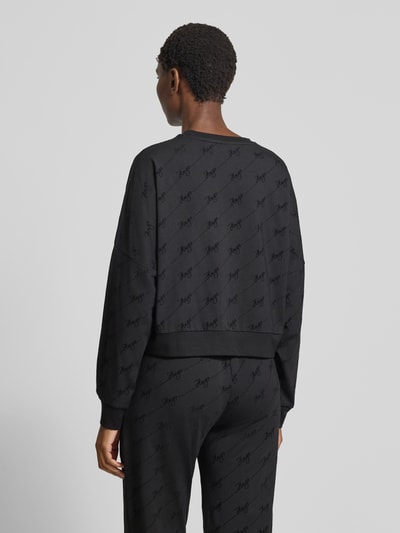 HUGO Oversized Sweatshirt aus Baumwoll-Mix Modell 'LOKKY' Black 5