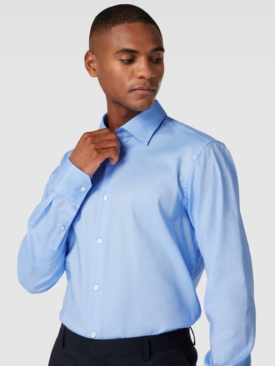 BOSS Regular Fit Business-Hemd mit Kentkragen Modell 'Joe' Bleu 3