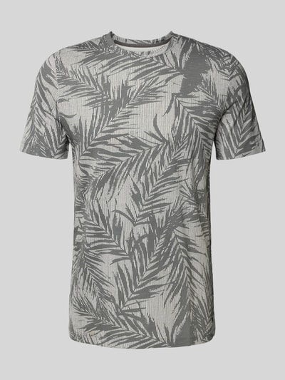 s.Oliver RED LABEL Regular Fit T-Shirt aus reiner Baumwolle Mittelgrau 2