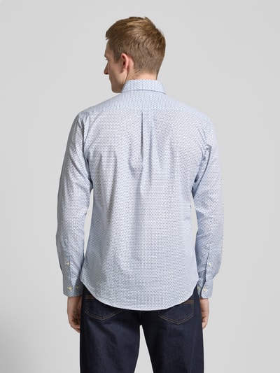 Fynch-Hatton Regular Fit Freizeithemd mit Button-Down-Kragen Eisblau 5