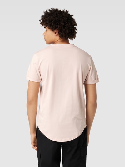 Calvin Klein Jeans T-shirt met labelpatch Roze - 5