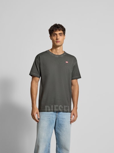 Diesel T-Shirt mit Label-Prints Black 4