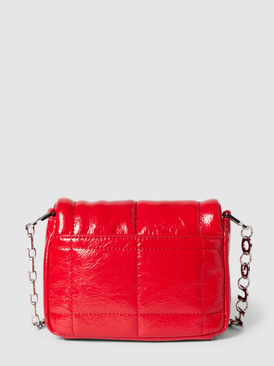 HUGO Handtasche mit kurzem Henkel in metallic Modell 'PAULA' Hellrot 4