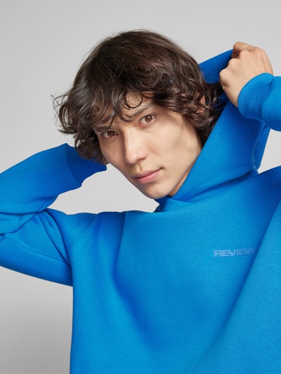 REVIEW Essentials hoodie met logo Koningsblauw - 3