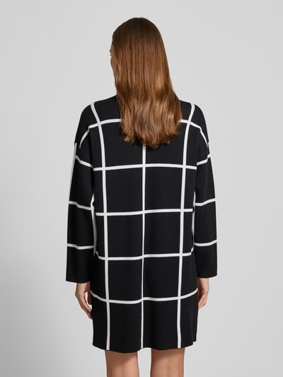 Apricot Minikleid mit Stehkragen Black 5