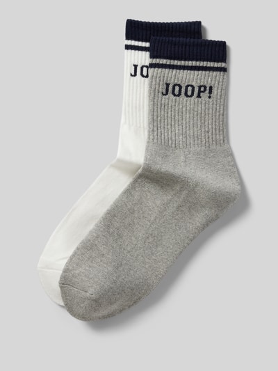 JOOP! Collection Socken im 2er-Pack mit Label-Stitching Offwhite 1