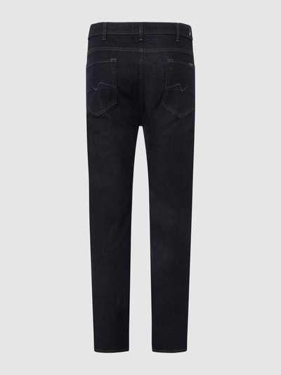 7 For All Mankind Tapered Fit Jeans mit Stretch-Anteil Modell 'Slimmy' Dunkelblau 4