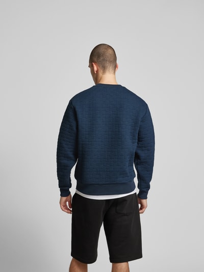 Kenzo Sweatshirt mit gerippten Abschlüssen Marine 5