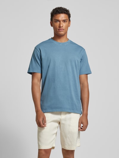 Mango T-Shirt mit Rundhalsausschnitt Modell 'SUGAR' Blau 4