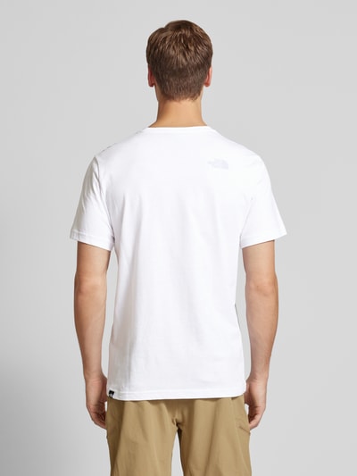 The North Face T-Shirt mit Label-Print Weiss 5