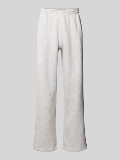adidas Originals Spodnie dresowe z elastycznym ściągaczem Jasnoszary melanż 2