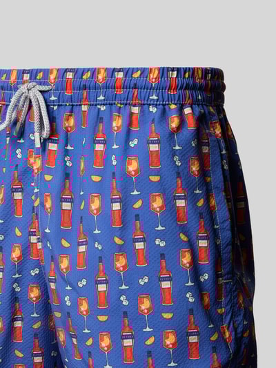 Zeybra Badehose mit elastischem Bund Modell 'SPRITZ' Blau 2