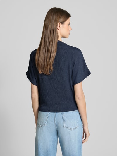 Tom Tailor Denim T-shirt o kroju regular fit z rękawami nietoperzowymi Czarny 5