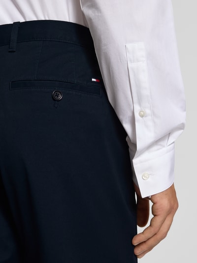 Tommy Hilfiger Regular fit chino van katoenmix, model 'DENTON' Marineblauw - 3