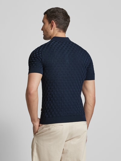 Matinique Slim Fit Poloshirt mit kurzer Knopfleiste Modell 'Heritage' Marine 5