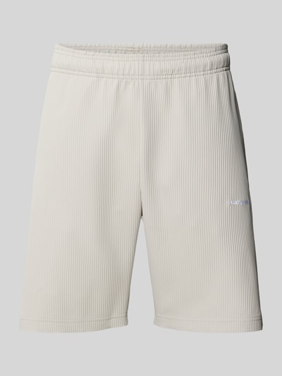 Pegador Shorts mit elastischem Bund und Label-Stitching Modell 'TROY' Hellgrau 1