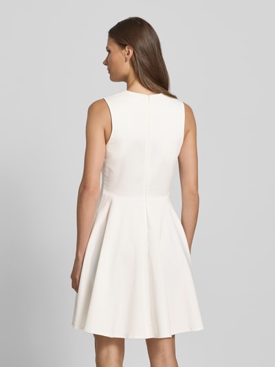 Rinascimento Cocktailkleid mit Rundhalsausschnitt Weiss 5